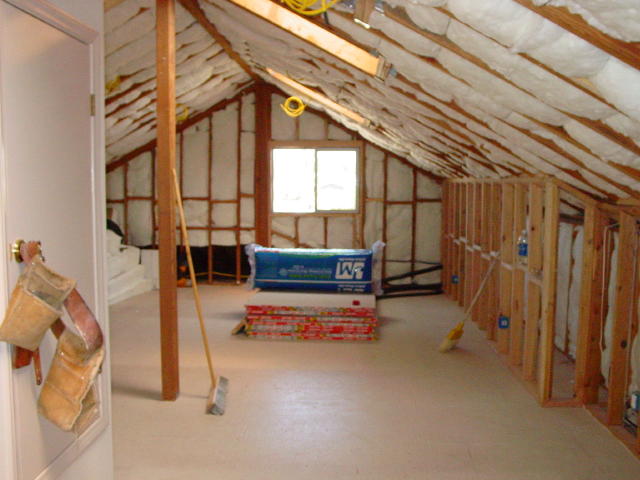 attic insulation view 1